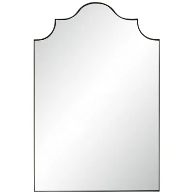 Renwil Romina 36" H X 24" W Wall Mirror, Aged Brass