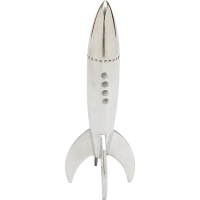 Renwil Rush Rocket Statue In White