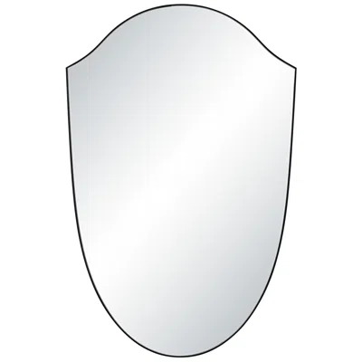 Renwil Ryker 40" H X 26" W Wall Mirror, Black In Silver