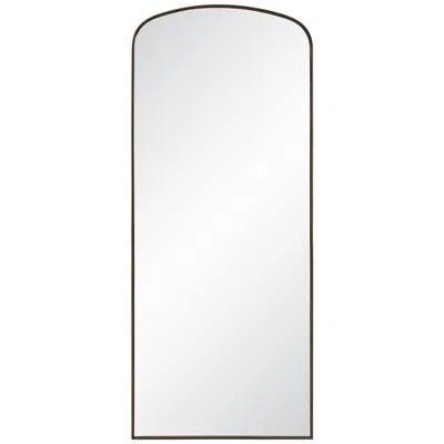 Renwil Sabine 72" H X 30.5" W Wall Mirror, Dark Antique Bronze In White