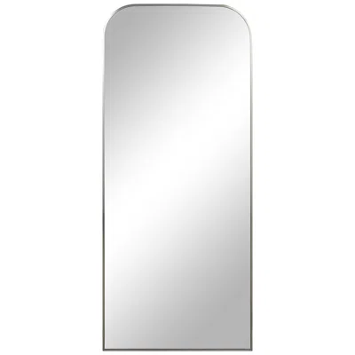 Renwil Samia 72 H X 30 W Wall Mirror, Grey In Transparent
