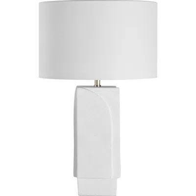 Renwil Scavo Ceramic Table Lamp In White