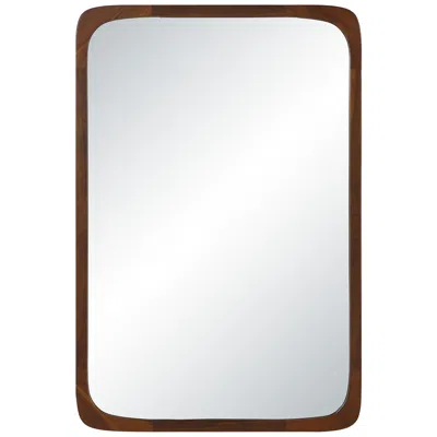 Renwil Sisley 36" H X 24" W Wall Mirror, Brown