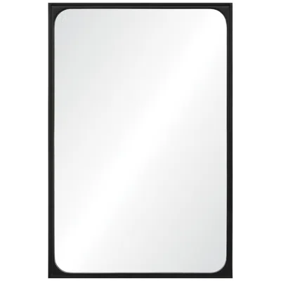 Renwil Sorella 36" Tall Rectangle Wall Mirror, Black