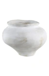Renwil Terracotta Vase In White