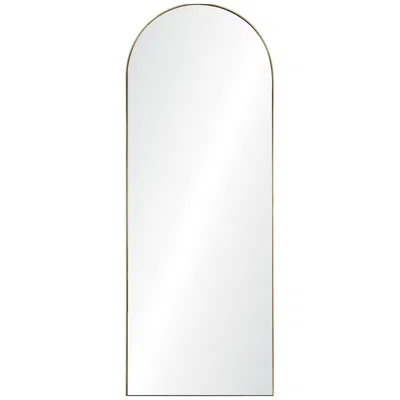 Renwil Thatcher 80" Tall Irregular Full Length Mirror, Yellow