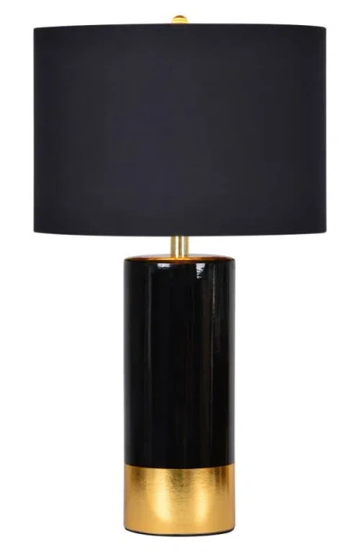 Renwil The Tuxedo Table Lamp In Black/gold