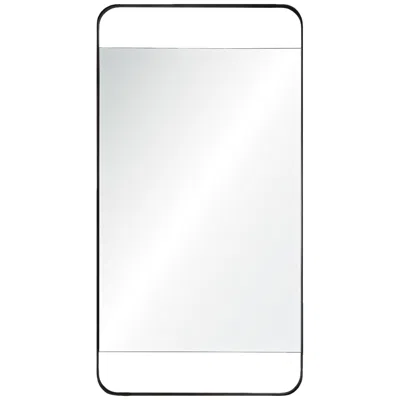 Renwil Tiffey Charcoal Gray 20" X 38 1/4" Rectangular Wall Mirror