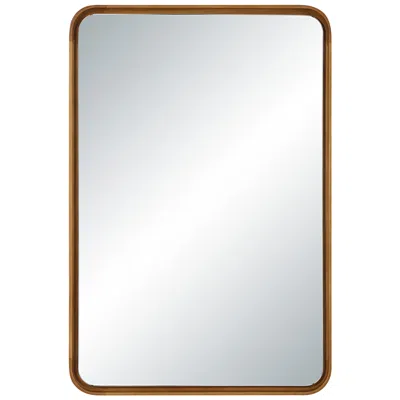 Renwil Tillie 36" H X 24" W Wall Mirror, Beige
