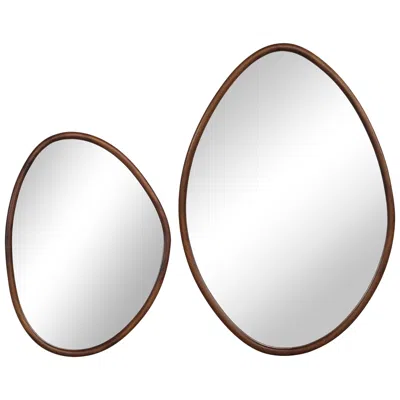 Renwil Tivoli Wall Mirror, Brown In Multi