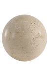Renwil Travertine Decorative Ball In Nude