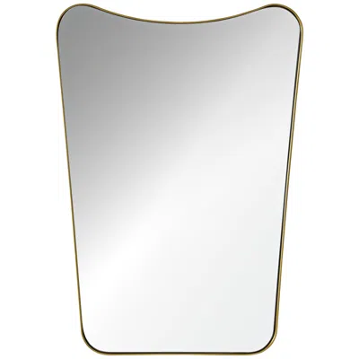 Renwil Tufa Powder-coated Gold 20"x28" Metal Wall Mirror