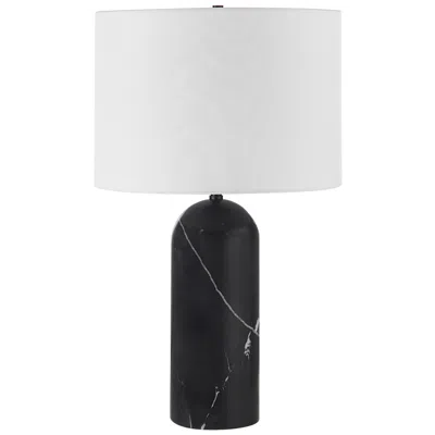 Renwil Tyne Matte Black Marble Bottle Table Lamp