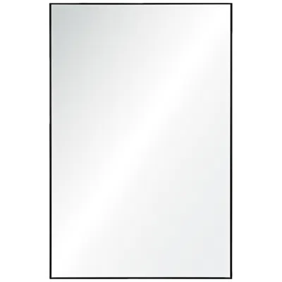 Renwil Vale Charcoal Gray 21" X 32" Rectangular Wall Mirror