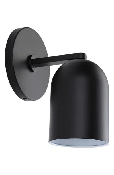 Renwil Valonia Metal Wall Sconce In Black
