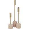 Renwil Vesta Set Of 3 Tapered Candleholders In Neutral