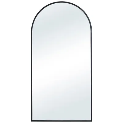 Renwil Waren 40" H X 20" W Wall Mirror, Matte Black