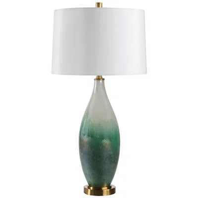 Renwil Wave 27.5" Height Table Lamps, Green