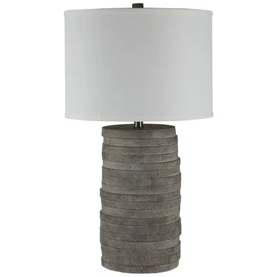 Renwil Whalen 28.0" Height Table Lamps, Warm Charcoal Grey