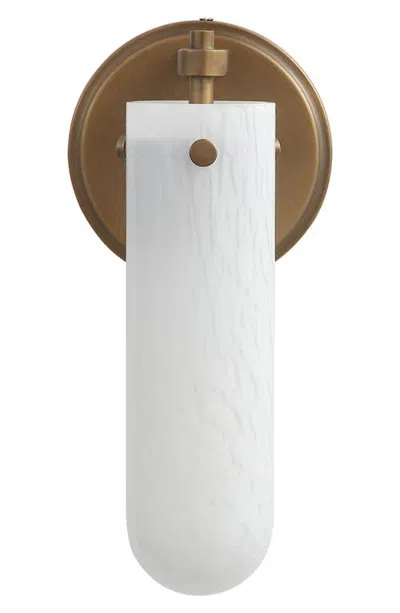 Renwil Williamsburg Wall Sconce In White/brass