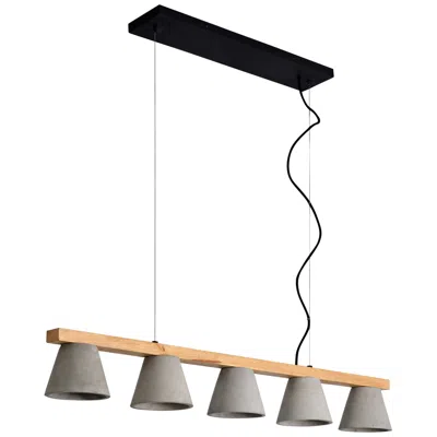 Renwil Zain 43 1/4" Wide Gray Black Kitchen Island Light Pendant