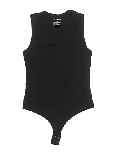 Pre-owned Reoria Bodysuit In Black