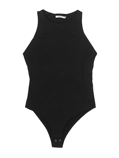 Pre-owned Reoria Bodysuit In Black