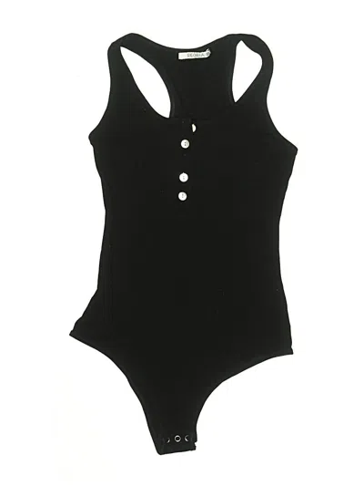 Pre-owned Reoria Bodysuit In Black