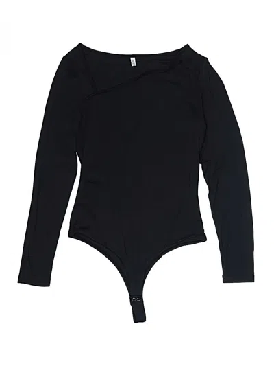 Pre-owned Reoria Bodysuit In Black