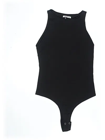 Pre-owned Reoria Bodysuit In Black