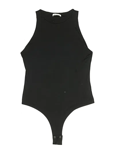 Pre-owned Reoria Bodysuit In Black