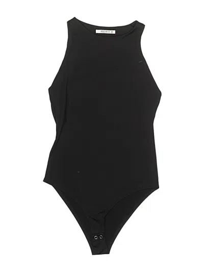 Pre-owned Reoria Bodysuit In Black