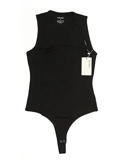 Pre-owned Reoria Bodysuit In Black
