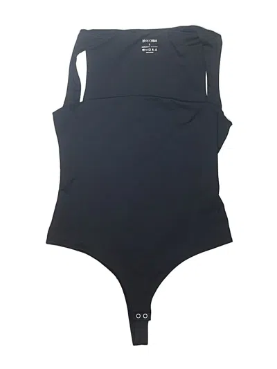 Pre-owned Reoria Bodysuit In Black