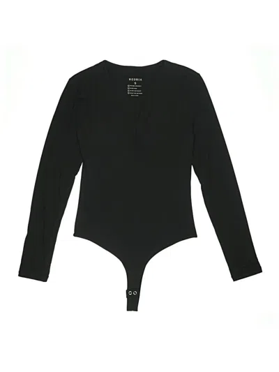Pre-owned Reoria Bodysuit In Black