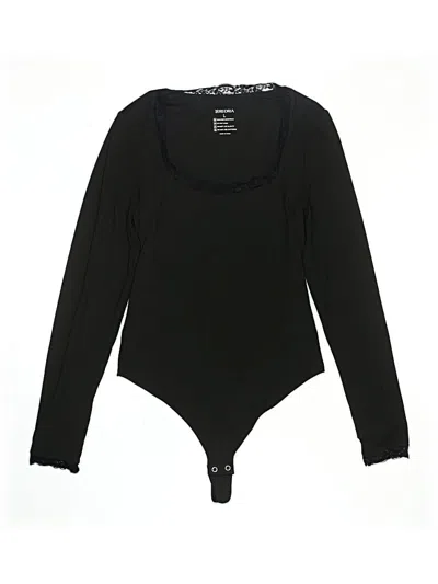 Pre-owned Reoria Bodysuit In Black