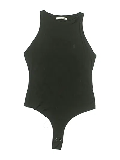 Pre-owned Reoria Bodysuit In Black