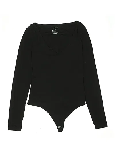 Pre-owned Reoria Bodysuit In Black