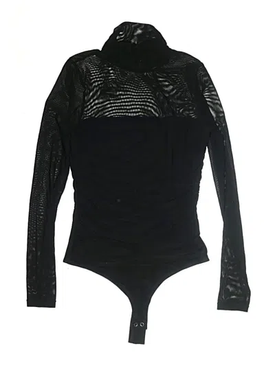Pre-owned Reoria Bodysuit In Black