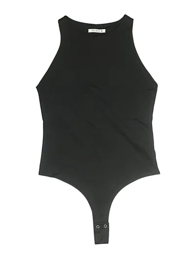 Pre-owned Reoria Bodysuit In Black