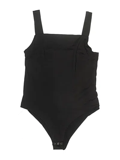Pre-owned Reoria Bodysuit In Black