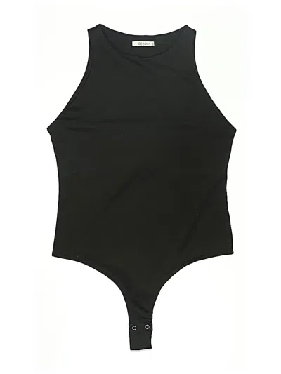 Pre-owned Reoria Bodysuit In Black