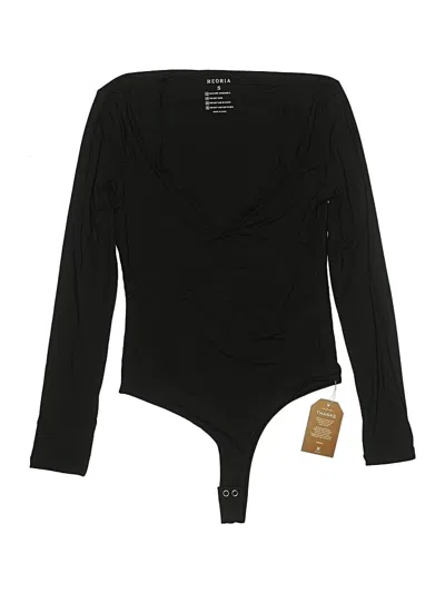 Pre-owned Reoria Bodysuit In Black