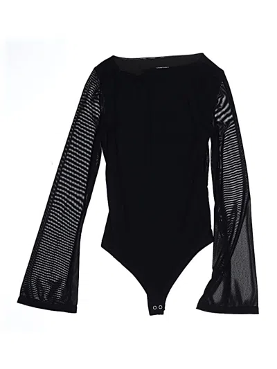 Pre-owned Reoria Bodysuit In Black