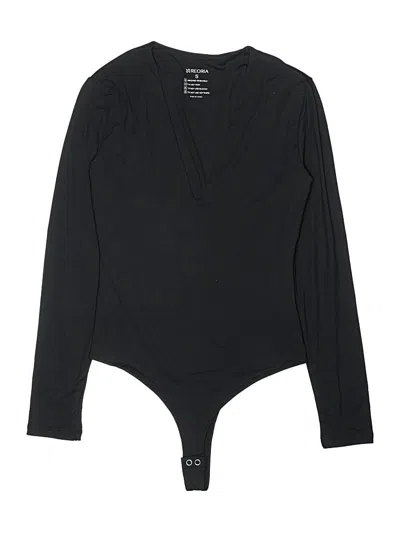 Pre-owned Reoria Bodysuit In Black