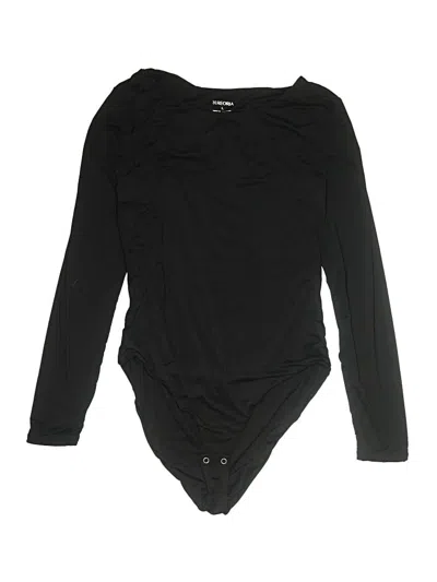 Pre-owned Reoria Bodysuit In Black