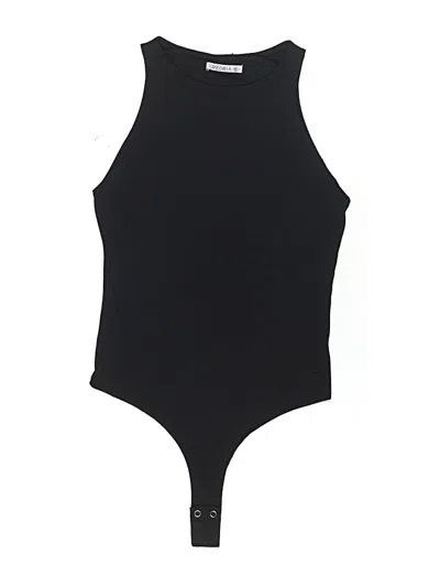 Pre-owned Reoria Bodysuit In Black