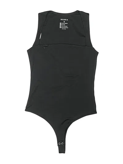 Pre-owned Reoria Bodysuit In Black