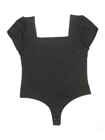 Pre-owned Reoria Bodysuit In Black