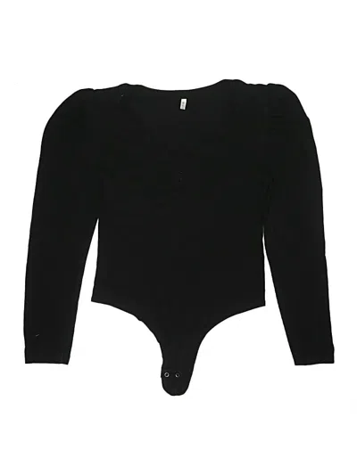 Pre-owned Reoria Bodysuit In Black